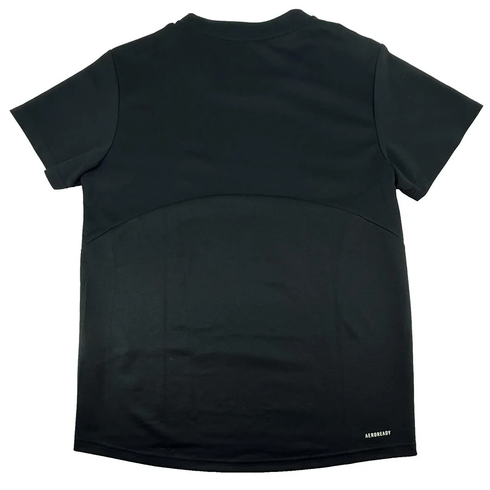 adidas AEROREADY Mens Medium Black‎ Athletic Shirt Workout Gym Training Tee